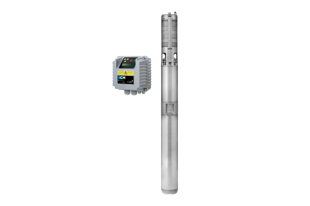 4HS – 4" dykkpumpe med permanent-magnet motor. Drikkevannsklar (ACS-WRAS-KTM).