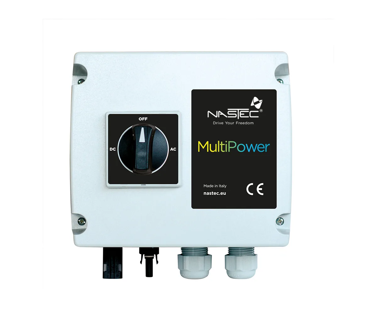 AC/DC switch – The AC/DC switch is used to isolate and interrupt the flow of current in a circuit that can be powered by both alternating current (AC) and direct current (DC), ensuring safety during maintenance