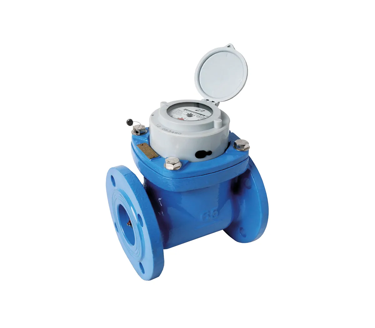 Flanged water meter – Device designed to measure the quantity of water, providing accurate readings of speed, volume, or mass of the pumped water