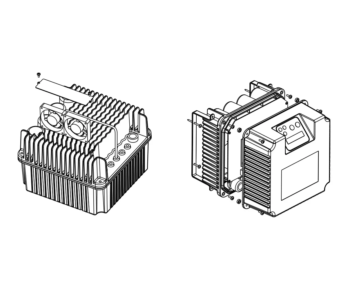 Vasco wall kit – The VASCO inverter - VAriable Speed COntroller can be wall-mounted thanks to the mounting kit